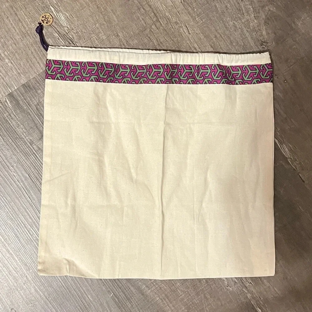 Tory Burch Women's Canvas Drawstring Dust Bag